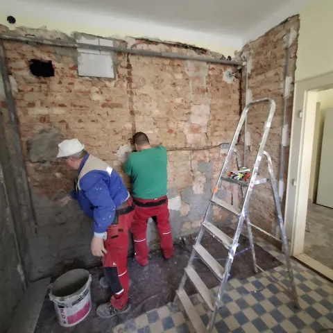 5 Rekonštrukcia a nové rozvody v kuchyni