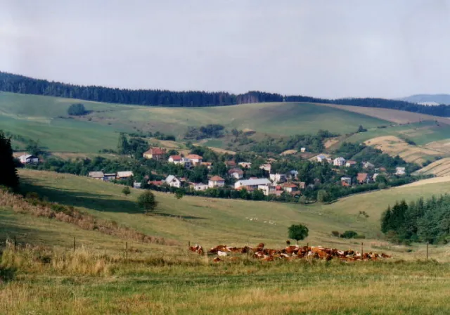 Pohľad na obec obecnú časť Lietavská Závadka